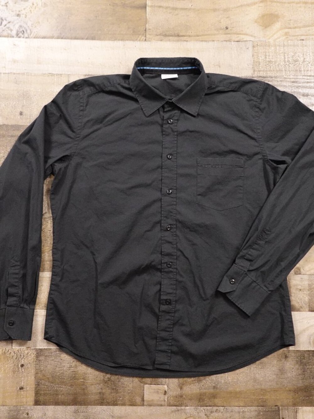 Porsche Design Driver's Selection Button‎ Down Shirt Men’s XXL Black Luxury